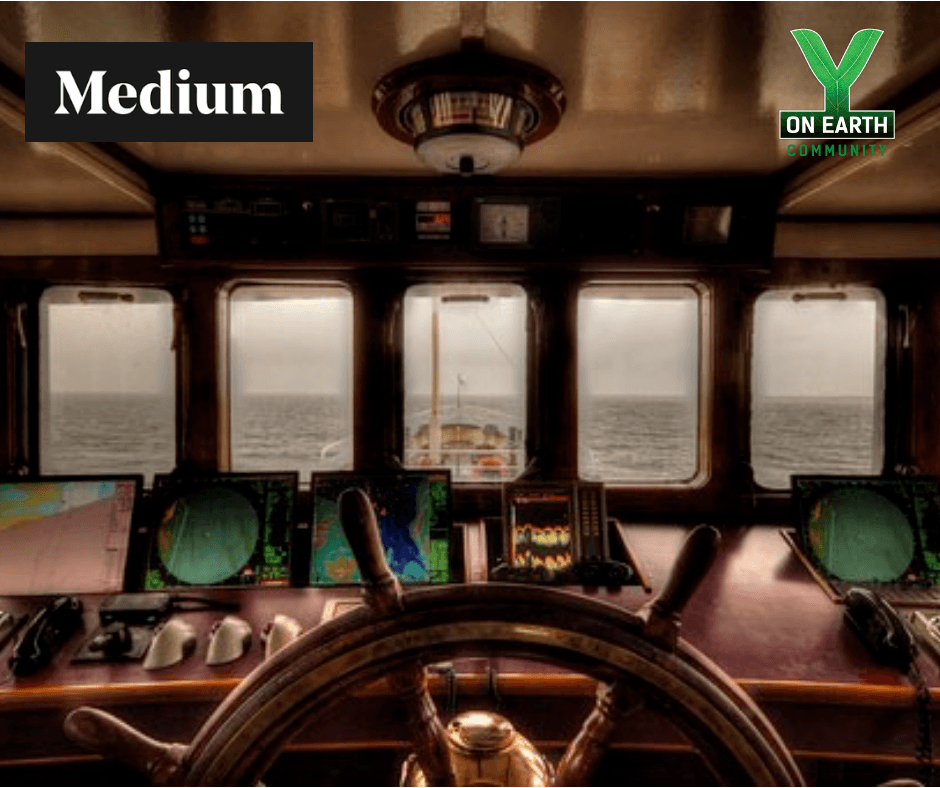 Navigation Ship Bridge with Logos - Medium & Y on Earth